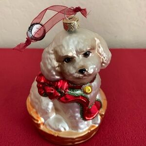 COPY - Puppy Dog Glass Ornament